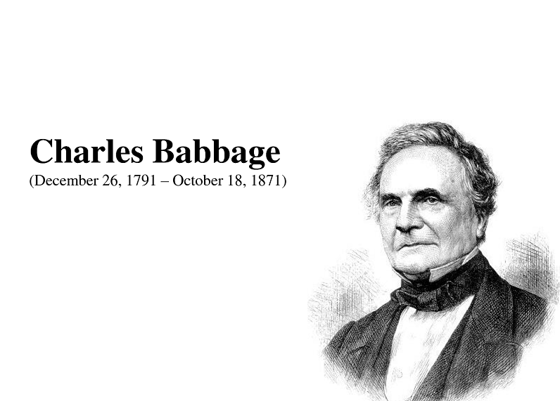 Charles Babbage Penemu Komputer Pertama